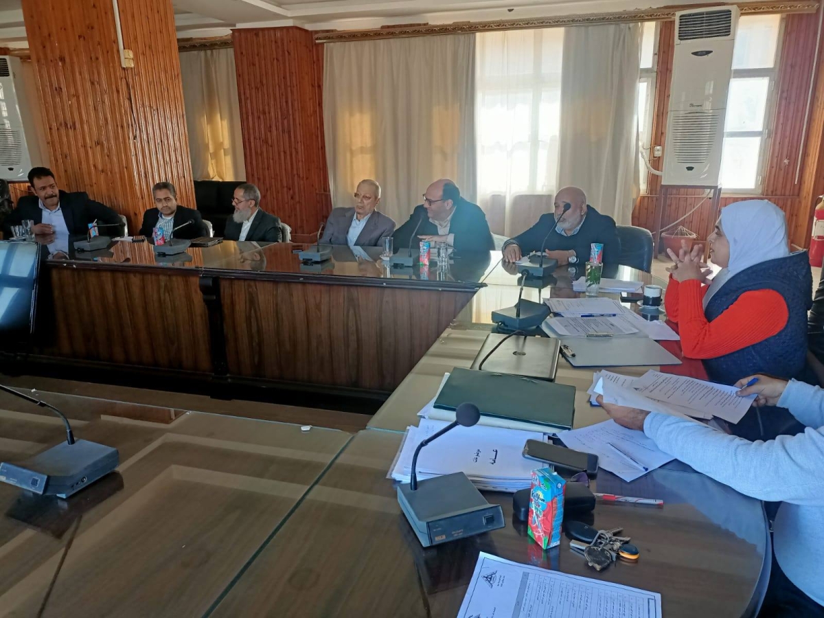 انعقاد مجلس الكلية لشهر فبراير ٢٠٢٦ بقاعة اجتماعات مجلس الكلية